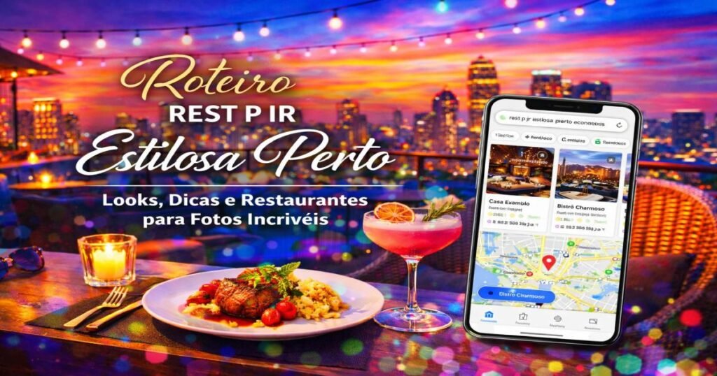 Roteiro Rest P Ir Estilosa Perto Econômicos